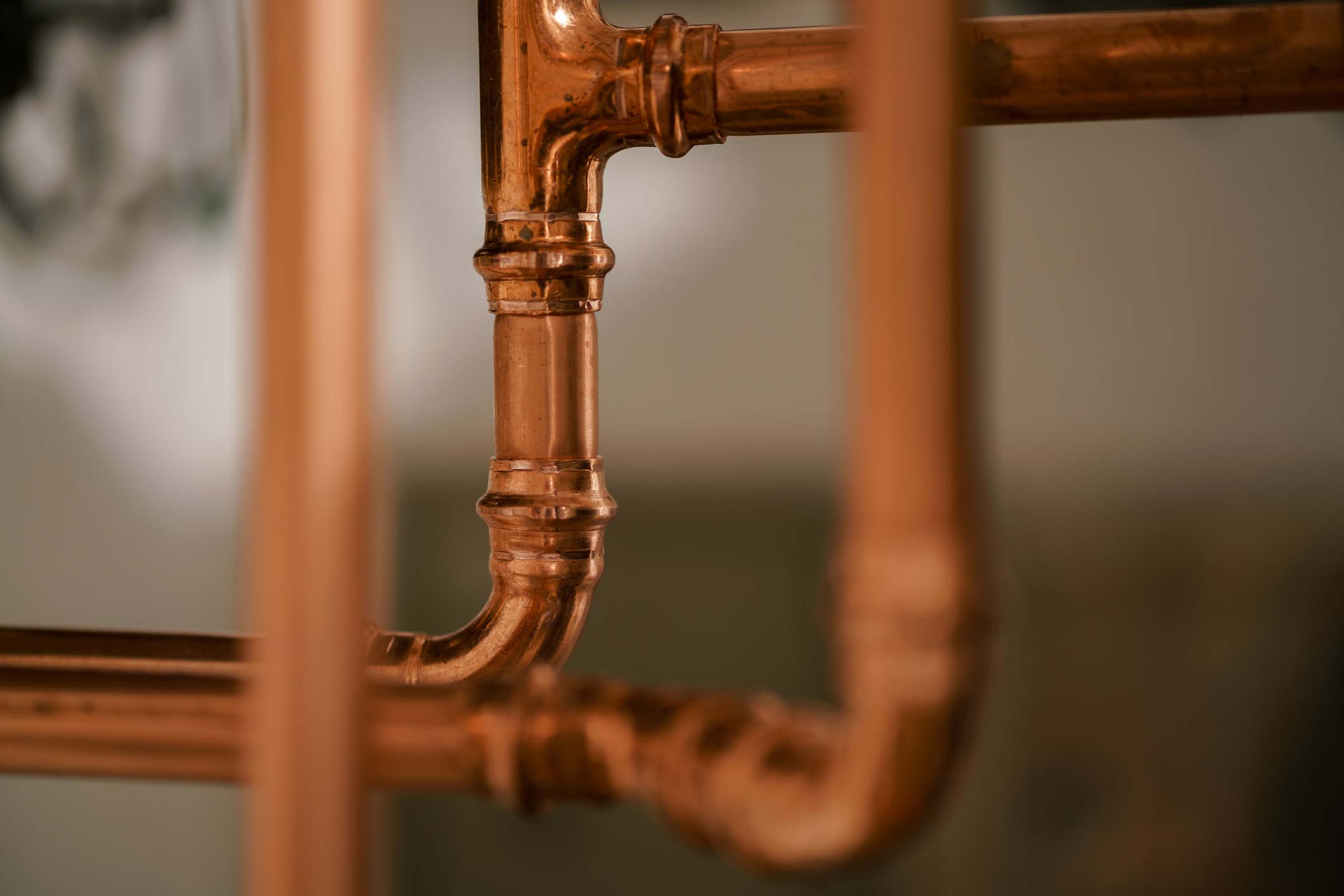 New copper Pipe work installed in North Devon by Jed Mason Plumbers